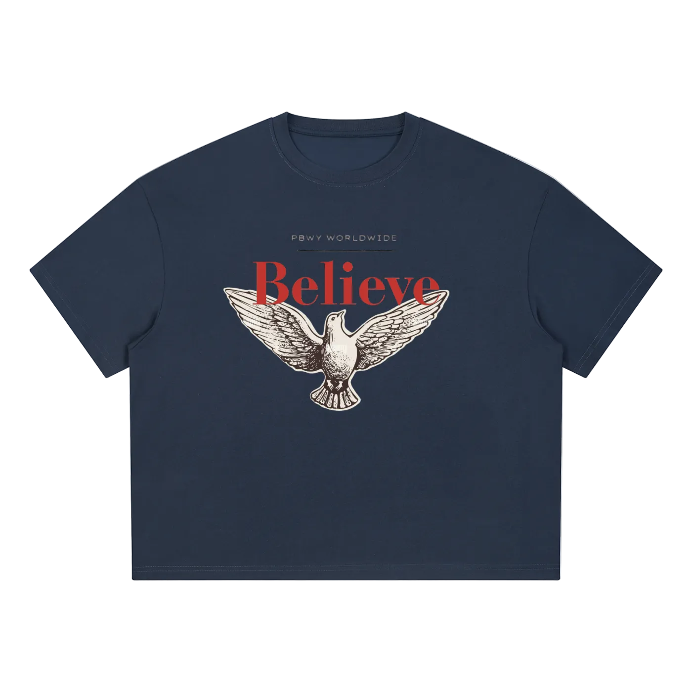 PBWY "BELIEVE” Coolmax Boxy Tee