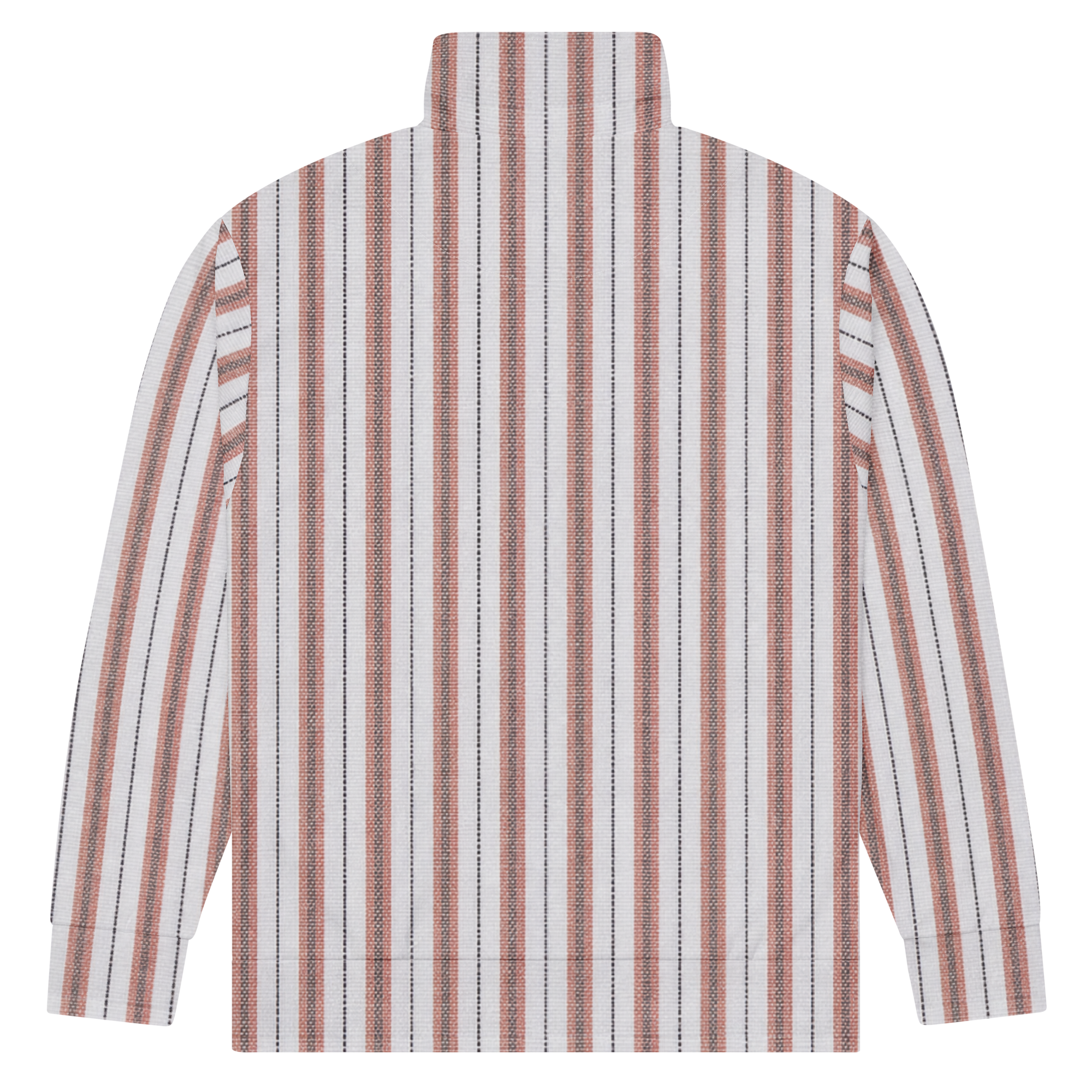PBWY™ No Parade F.C. — Track Jacket Terracotta Pinstripe
