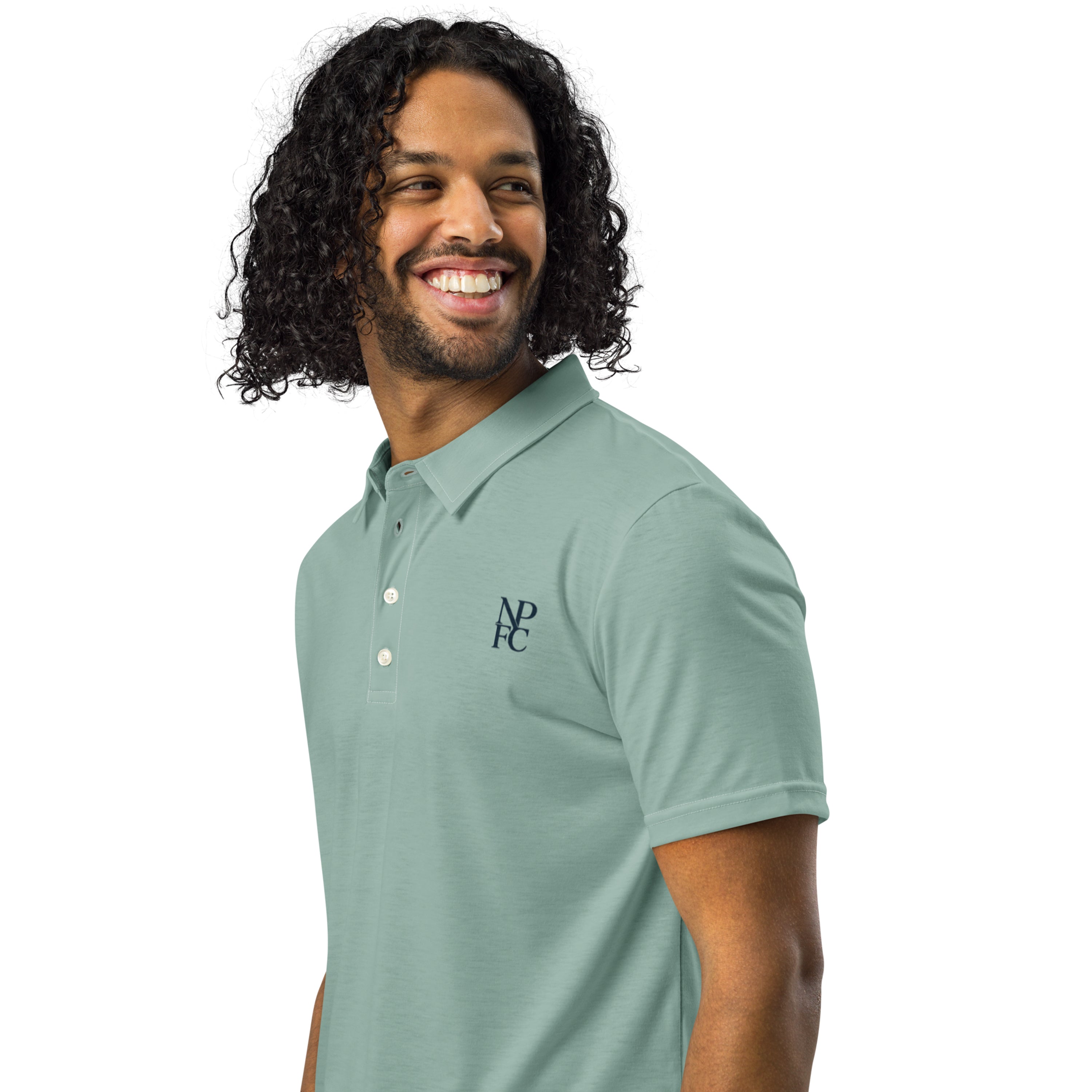 PBWY™ No Parade F.C. — Club Polo Sea Green