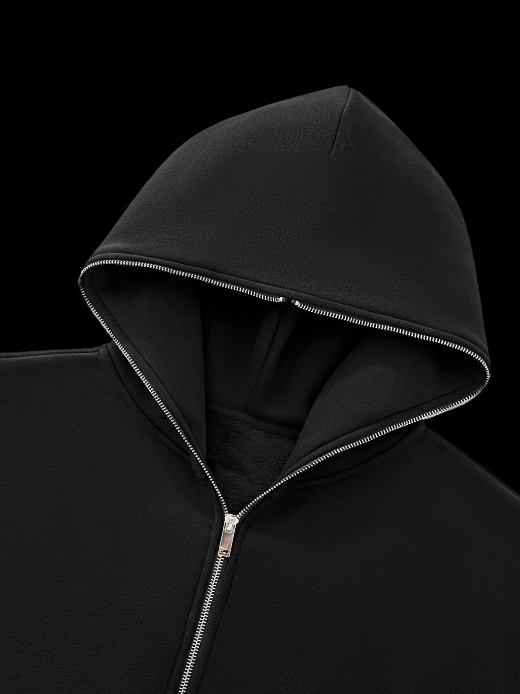 "Man of Ya” — Fleeced Full-Zip Boxy Hoodie