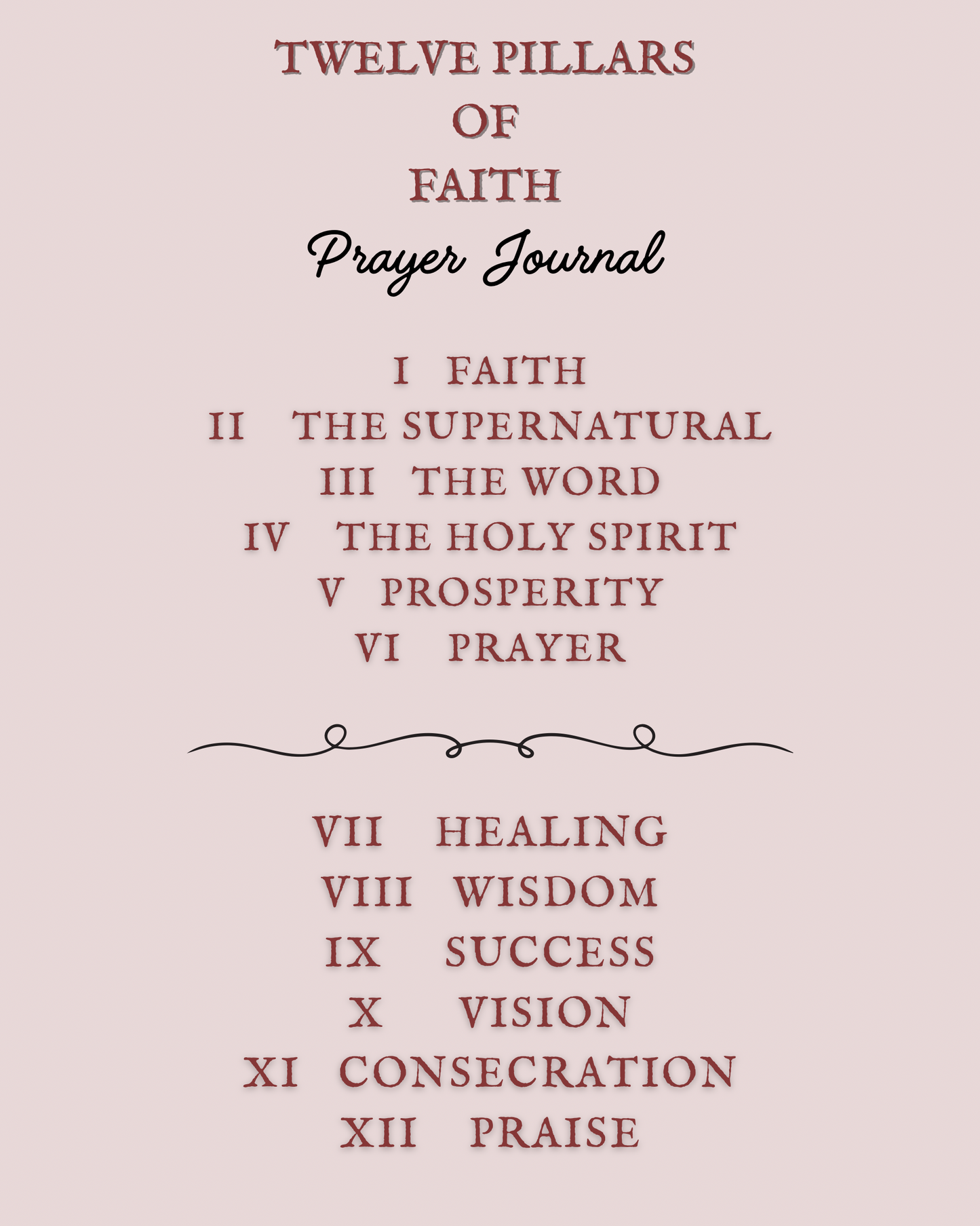 Letters to GOD: 12 Pillars of Faith, Prayer Journal