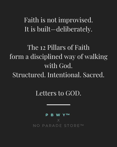 Letters to GOD: 12 Pillars of Faith, Prayer Journal